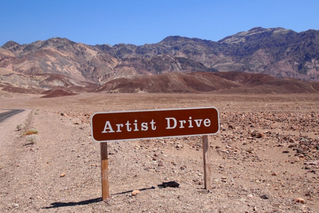 Carretera Artist Drive Valle de la Muerte - Soulcamper